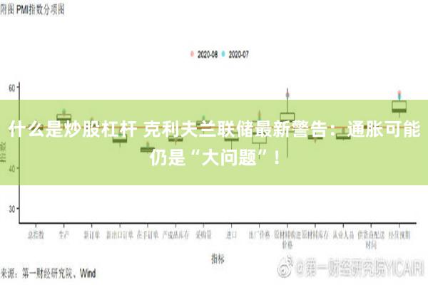 什么是炒股杠杆 克利夫兰联储最新警告：通胀可能仍是“大问题”！