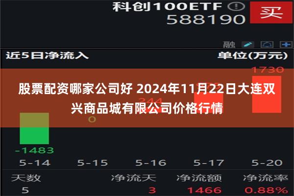 股票配资哪家公司好 2024年11月22日大连双兴商品城有限公司价格行情